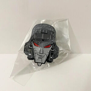 Transformers Megatron Enamel Metal Pin Double Rubber Backing